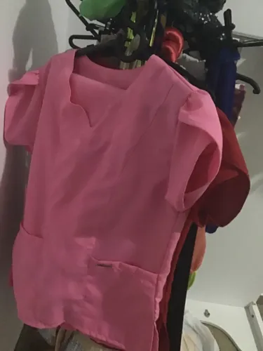 Vendo ou troco Pijama Oxford rosa