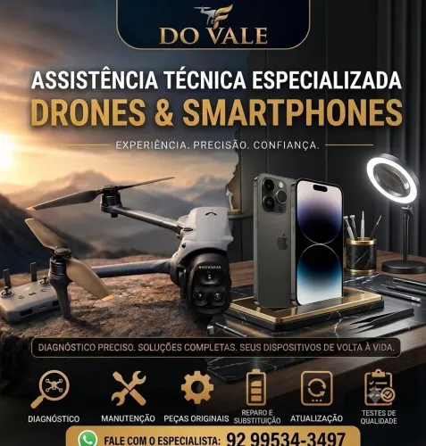 Assistência técnica de Celulares e Drones