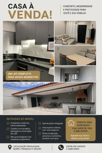 CASA A VENDA BAIRRO SMART - INDAIATUBA