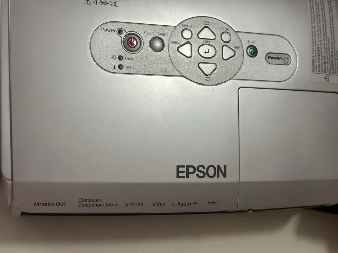 Projetor Epson EMP- S3 (Manual, bolsa, cabo, controle)