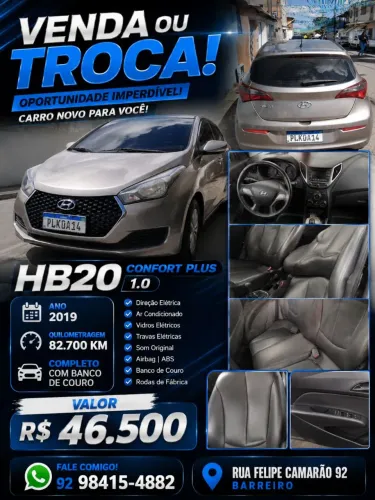 Hyundai HB20 Comf./c.plus/c.style 1.0 Flex 12V 2019