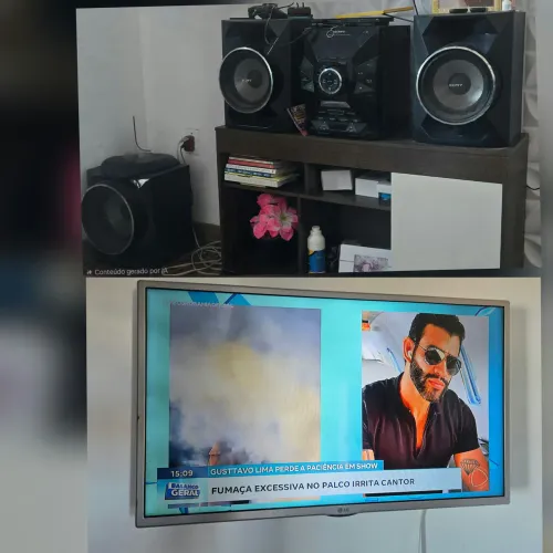 Tv Lg + Mini System Sony