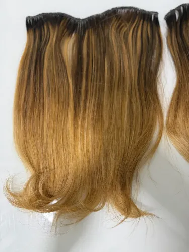 Cabelo natural aplique loiro 42 cm
