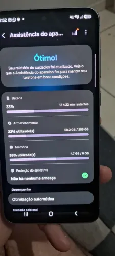 VENDO A56 256 GB COM CAIXA E NOTA CARREGADOR