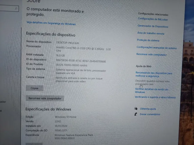 PC i3 2° 16gb ram + placa de video 