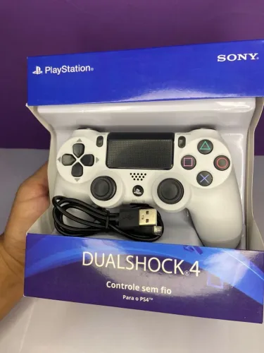 Controle Ps4 Sem Fio Branco an11
