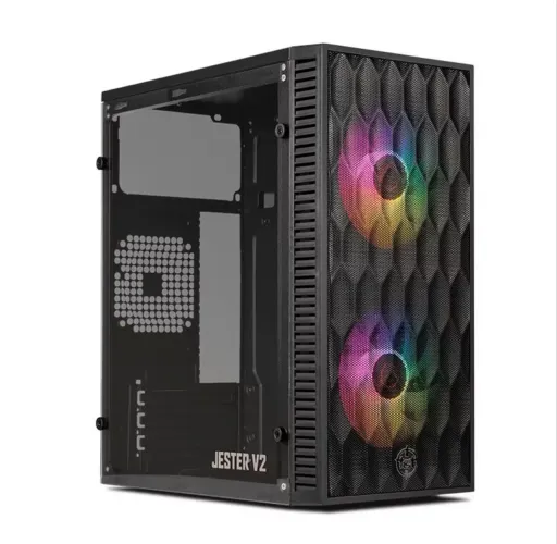 GABINETE NOVO M-ATX COM 2 fans RGB