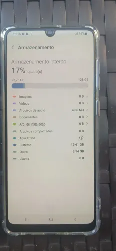 Celular Samsung A31 azul 128g Nacional