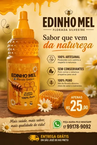 Mel Artesanal Florada Silvestre 500g