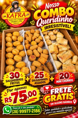 salgadinhos de festa fritos , assados,mini pizza,mini churros...