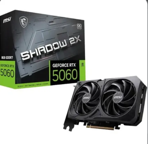 Placa de Vídeo RTX 5060 MSI SHADOW 8GB gddr7 Oc