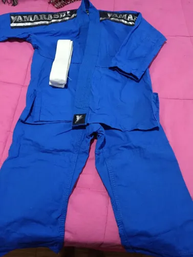Kimono infantil azul unissex