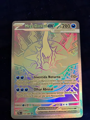 Mega Darkrai 280 carta dourada pokemon 