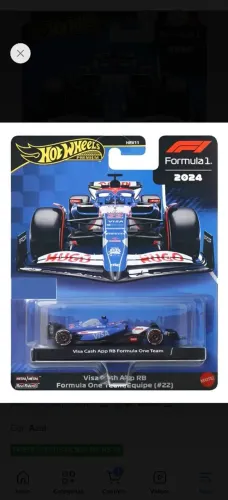 Hot Wheels Premium F1 Visa Cash App RB #22 - Lacrado