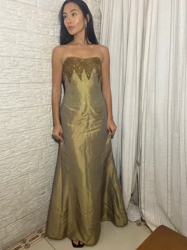 Vestido de festa em alta costura