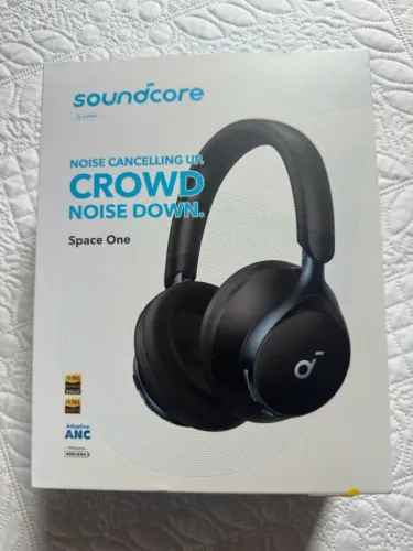 Fone de ouvido Bluetooth5.3 SoundCore Space One Cancelamento de ruído