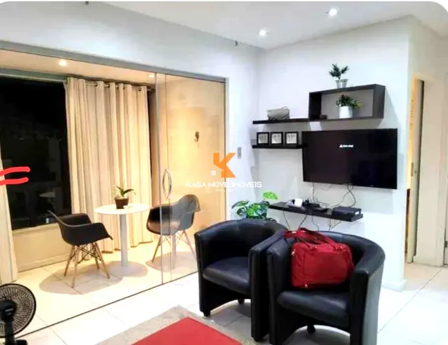 Apartamento à venda no Rio Vermelho, Salvador-BA, com 1 quarto, 1 sala, 2 banheiros, 1 vag