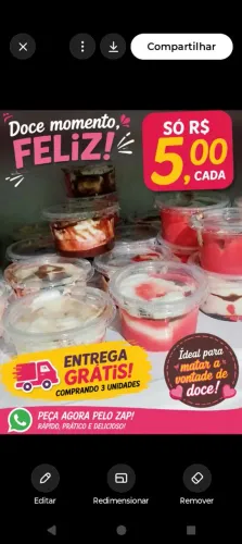 Sorvete vc e garrafinhas