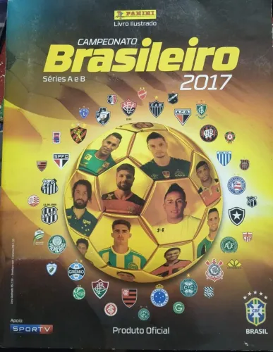 Álbum de figurinhas campeonato brasileiro 2017