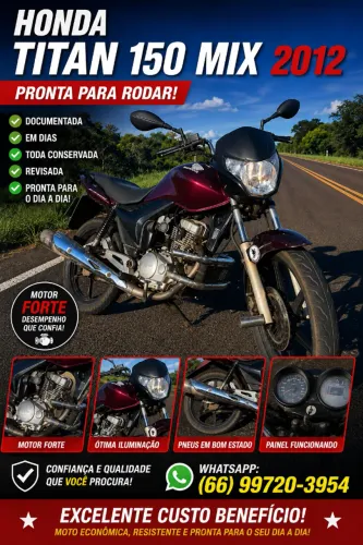 Honda CG Titan 150 Mix 2012