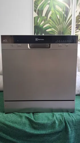 Máquina de lavar louça, Electrolux, 8 serviços, inox.