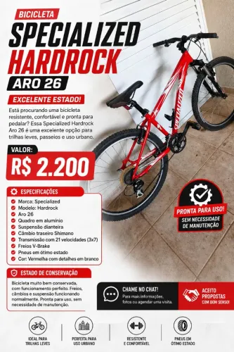Bicicleta aro 26