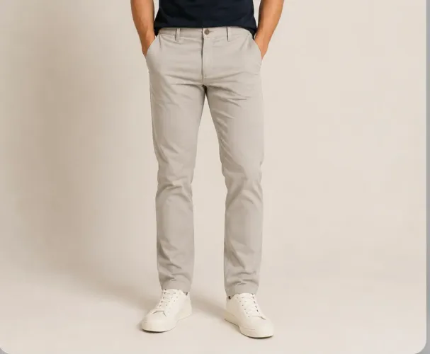 Calça de sarja masculina
