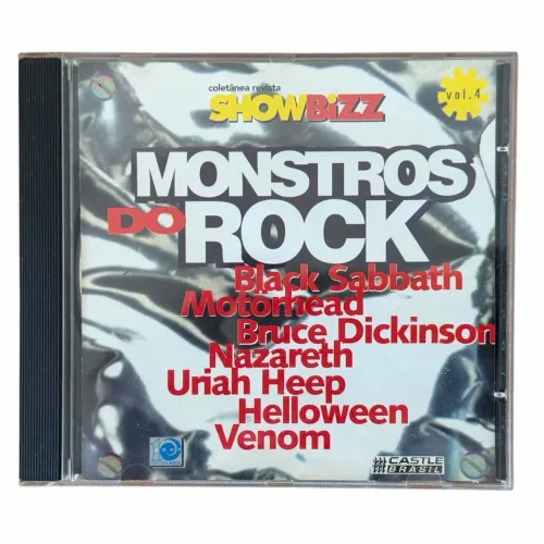 CD Coletânea Revista Showbizz Vol. 4 Monstros Do Rock (1996) - Estado De Novo