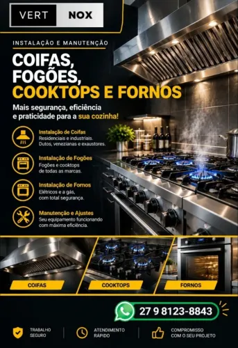 INSTALAÇÃO COIFAS