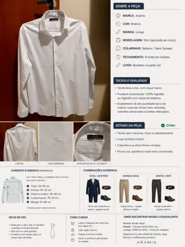 Camisa Social Aramis