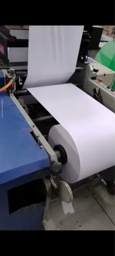 Sheeter 420mm x 1.100mm, até 250m/min, alta produtividade para papel sulfite + embaladora