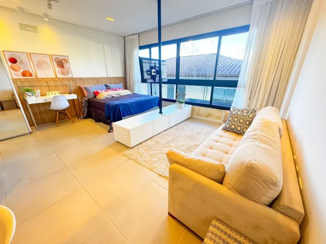 Studio na Trindade - 38M2 privativos - Decorado - Florianópolis/SC