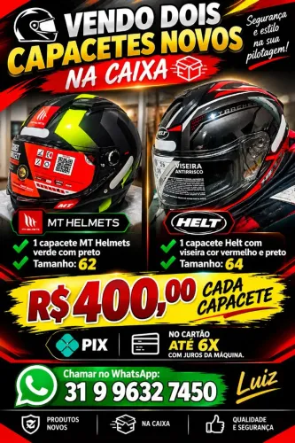 Capacete Novos