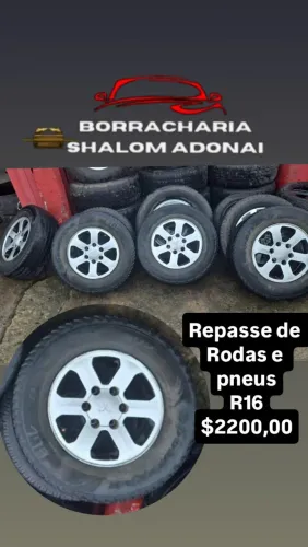 Rodas R16 com pneus