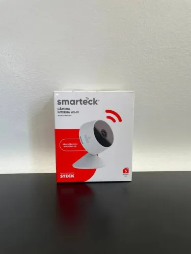 Câmera Inteligente Steck Ambiente Conectado Wi-Fi Branca Faço entrega