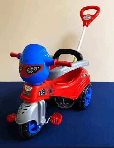 Triciclo Passeio e Pedal Infantil Maral Baby City Spider
