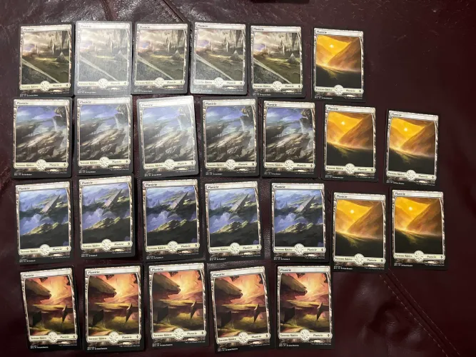 25 Planícies Arte Estendida de Magic the Gathering em Português
