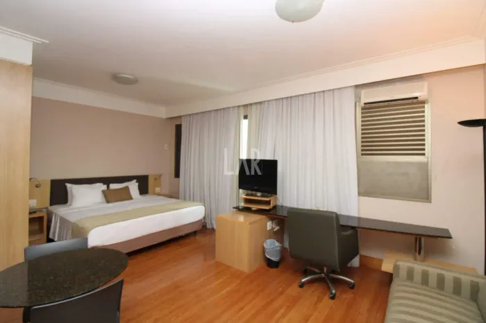 Flat para aluguel, 1 quarto, 1 suíte, 1 vaga, Lourdes - Belo Horizonte/MG