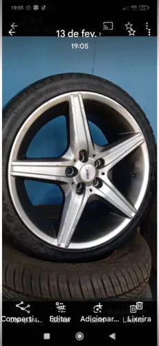 Vende se, 3 (três ) aro 18 x 5.100 com pneus ,aceita troca por algo de meu interesse .