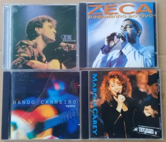 Caetano Veloso/Zeca Pagodinho+2 CDs originais(pacote)