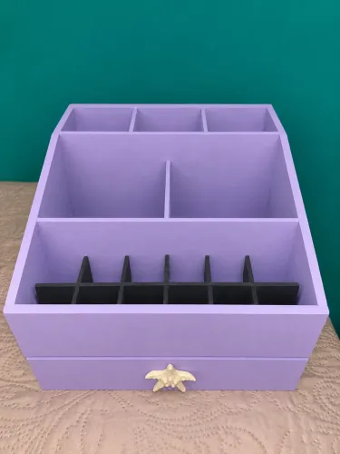 ORGANIZADOR MAQUIAGEM / COSMÉTICO - MDF