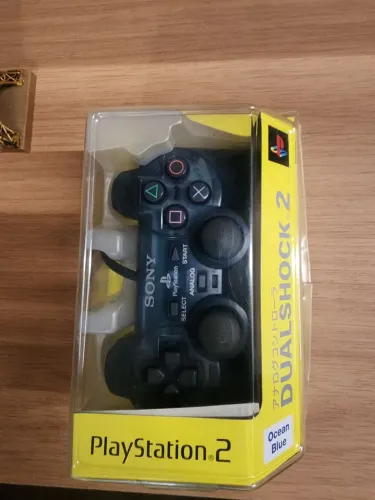 Controle ps2 Ocean Blue (Ler Descrição)