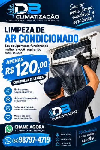 LIMPEZA DE AR CONDICIONADO