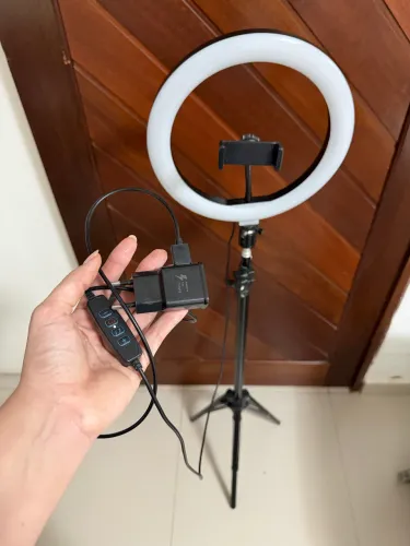 tripe com ring light grande 