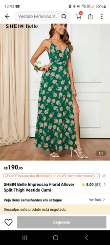 Vestido longo novo 100 reais