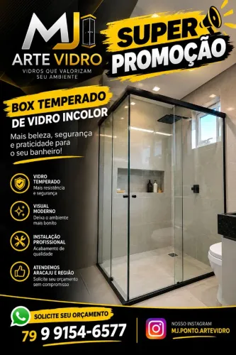 Promoção de box incolor