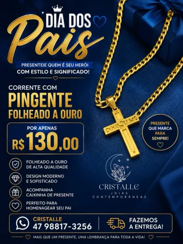Conjunto Folheado a Ouro !