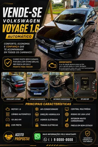 Volkswagen Voyage 1.6 MSI Flex 16V 4P AUT 2020