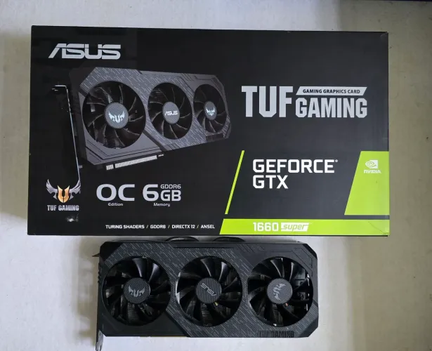 placa de vídeo Asus TUF 1660 super 6gb