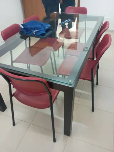 Mesa de vidro escritório